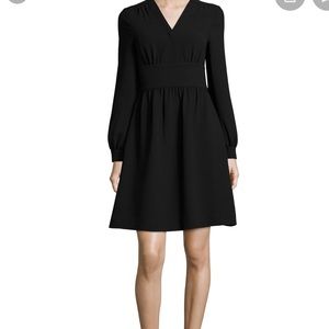 Kate Spade Long Sleeve Tie-Waist Dress